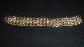 Triple Row, Triple Link Chain Bracelet