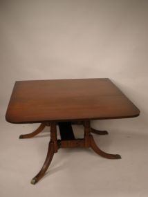 Mahogany Drop Leaf Dining Table