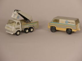 Tonka Bell System Van and Tonka Bell System Lift Truck