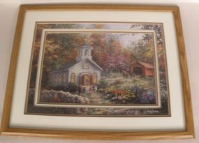Oil Painting "The Country Church"