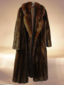 Sheered Baby Full Length Mink Coat