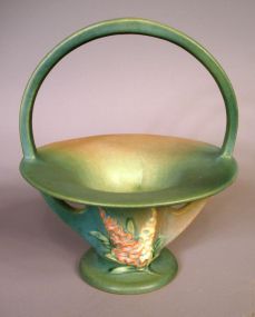 c1942 Roseville Pottery "Foxglove" Basket
