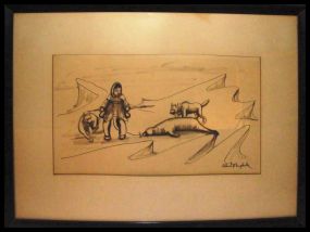 Robert Mayokak Pen & Ink Drawing