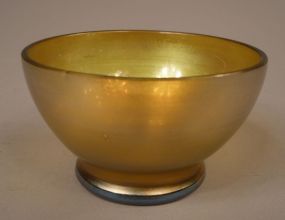 Louis Comfort Tiffany "Favrile" Iridescent Art Glass Finger Bowl