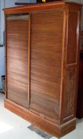 Walnut Post masters Cabinet
