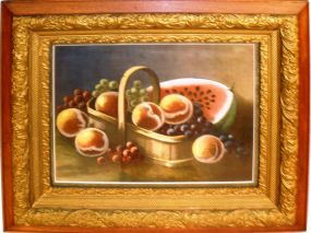 Print of Fruit Basket (framed)