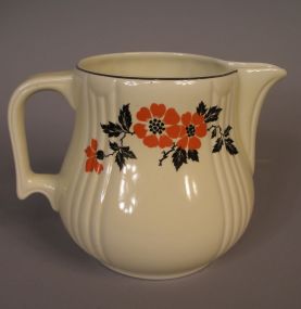 Hall China "Red Poppy" Radiance Pitcher