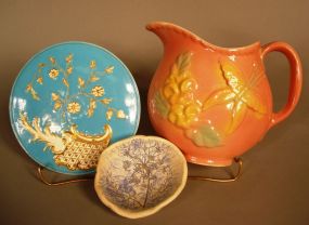 Three Assorted Items, including a Hull "Sunglow" Wall Pocket