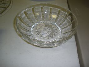 Depression Glass Bowl & Plate