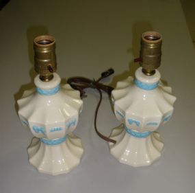 Pair of 1930s bedroom lamps