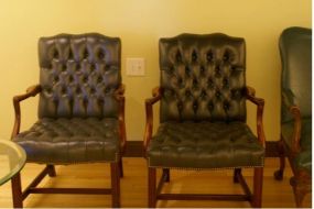 Pair of Leather Office Chairs