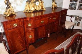 Early Flame Mahogany Sideboard