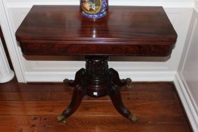 Mahogany Period Regency Flip Top Game Table
