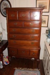 American Drew Queen Anne Chest on Chest