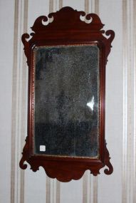 Small Mahogany Chippendale Mirror