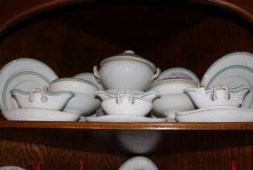 Large Old Paris Dinner Set