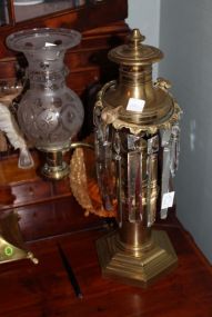 Bronze Argand Lamp