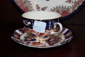 Set of Six Oriental Cups and Saucers
