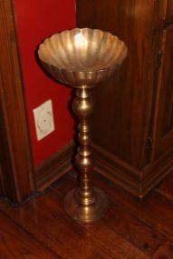Brass Bowl on Candlestick Base
