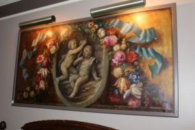 Hand Painted Oil Painting of Cherubs