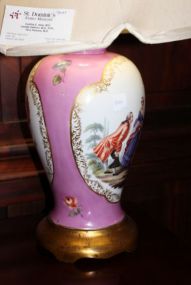 Pink Old Paris Lamp