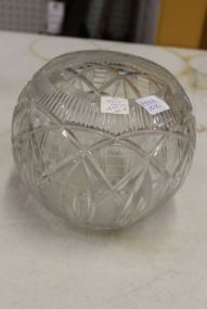 Cut Glass Rose Bowl