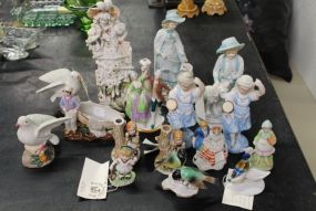 Large Group of Bisque Figures
