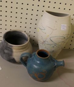 Three Pottery Vases