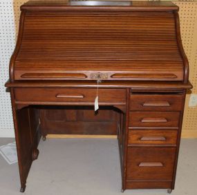 Oak S Roll, Roll Top Desk