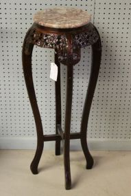 Oriental Marble Top Fern Stand