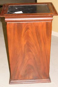 Mahogany Slate Insert One Door Stand