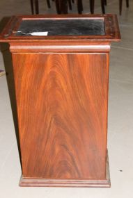 Mahogany Slate Insert One Door Stand