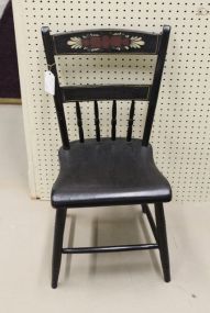 Black Stencil Chair