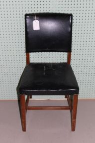 Odd Chair with Black Upholstery