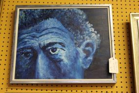 Blue Man Oil on Canvas