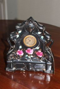 Black Porcelain Clock