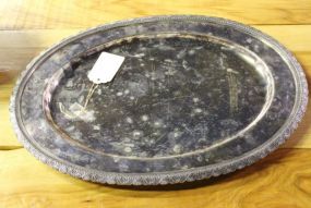 Oval Silverplate Platter