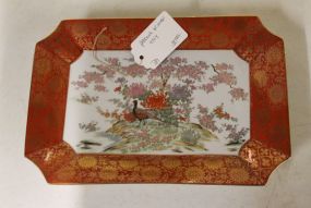 Peacock Oriental Tray