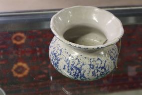 Blue and White Spittoon