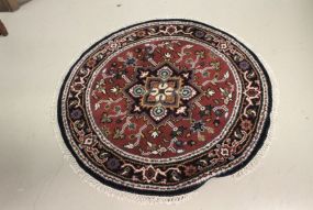 Wool Rug 4' Diameter