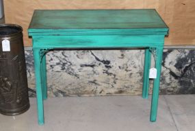 Painted Flip Top Game Table