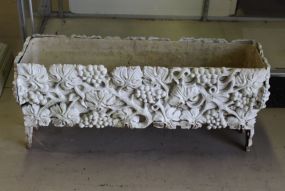 Aluminum Planter  in Grape Pattern