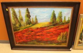 Unsigned Oil on Canvas Framed