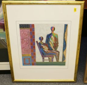 Lee Phillips Original Art "People VI"