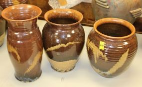 3 Pieces of Brandon Stoneware by Emmett Collier