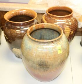 3 Pieces of Brandon Stoneware by Emmett Collier
