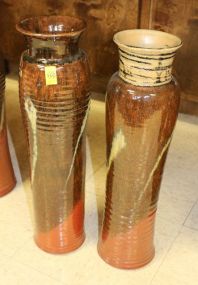 Two Pieces of Brandon Stoneware by Emmitt Collier