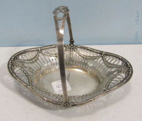 Reticulated Edge with Repousse Sterling Silver Basket