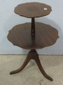 Two Tiered Duncan Phyfe Stand