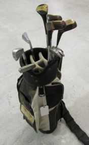 Vintage Set of Spaulding Irons and Associated Woods